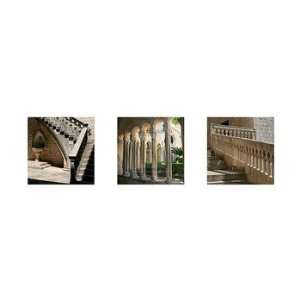  Cloister Triptych   Poster by Tony Koukos (36 x 12)