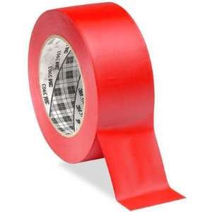  3M 3903 Red Vinyl Duct Tape   2 x 50 yards Office 