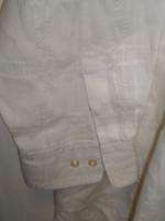 TOMMY BAHAMA Pure Linen White L/S Button Down Shirt 3XB  