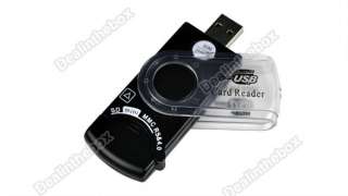 All I n 1 USB 2.0 Cell phone SIM Card & MICRO SD MMC Card Reader