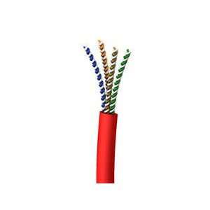   Mhz Solid Pvc Cmr Rated Cable Red Unshielded Twisted Pair Electronics