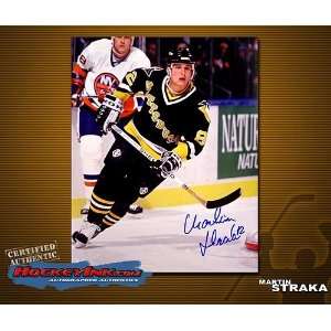  Martin Straka Pittsburgh Penguins Autographed/Hand Signed 