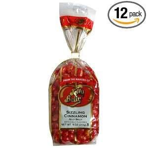 Jelly Belly Jelly Beans, Sizzling Cinnamon, 9 Ounce Bags (Pack of 12)