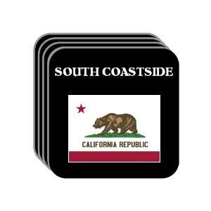  US State Flag   SOUTH COASTSIDE, California (CA) Set of 4 