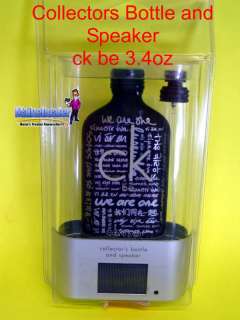 CK Be Calvin Klein Cologne Perfume Collectors Bottle  