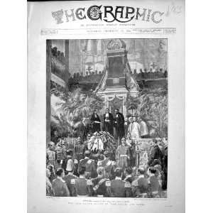    1899 FUNERAL PRINCE ALFRED SAXE COBURG GOTHA CHURCH