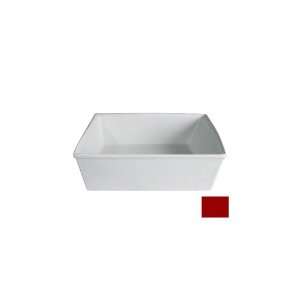 Bugambilia Square Salad Bar Bowl, Fire Red   IS016FR