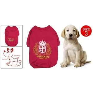  Como Dog Sport Warm Coat Pet Size 3 Clothes Red Pet 