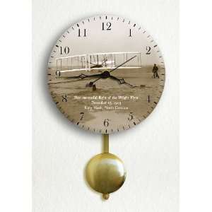   Brothers First Flight 6 Silent Pendulum Wall Clock