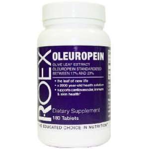  Roex Oleuropein Olive Leaf Extract Tabs, 180 ct Health 