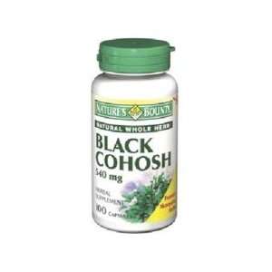  Natures Bounty Black Cohosh Capsules 540mg 100 Health 