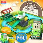 robocar poli cleani s recycling center play set station and