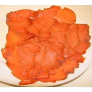 North West Cold Smoked Sockeye Salmon Lox 8 Lbs Delivered for Per Lb 