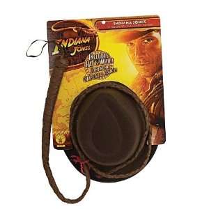  Indiana Jones Hat & Whip Set Adult 