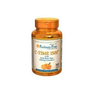 Puritans Pride Vitamin C 1500 mg with Rose Hips Time Release/ 100 