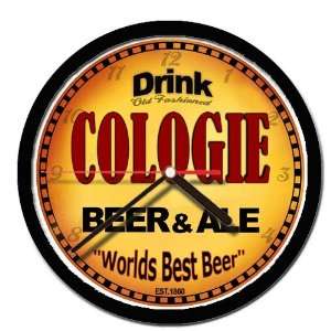  COLOGIE beer and ale cerveza wall clock 