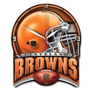    Cleveland Browns NFL Wall Clock High Definition