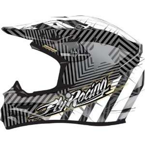  Racing Formula Clash MX Helmet, Black/White, Size Lg, Primary Color 