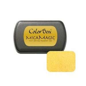  ColorBox MicaMagic Pigment Ink Pad   Yellow Gold Arts 