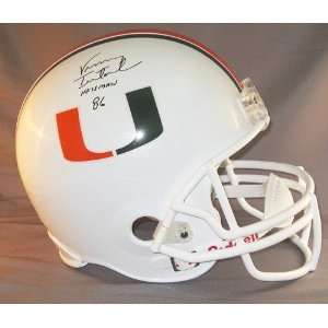 Vinny Testaverde Autographed/hand Signed Miami Hurricanes 