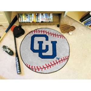  Columbia University CU Round Baseball Mat Round 2.40