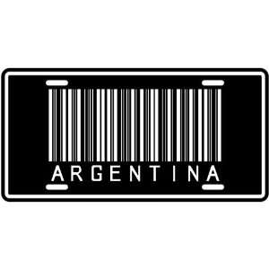  NEW  ARGENTINA BARCODE  LICENSE PLATE SIGN COUNTRY