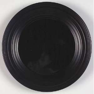  Mikasa Swirl Black Dinner Plate, Fine China Dinnerware 