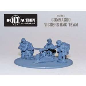    28mm Bolt Action   British Commando Vickers HMG Team Toys & Games