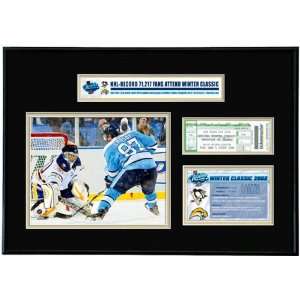 Sidney Crosby Pittsburgh Penguins   NHL Winter Classic   Ticket Frame 