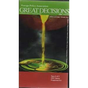 Foreign Policy Association Presents Great Decision 2007. VHS Video 
