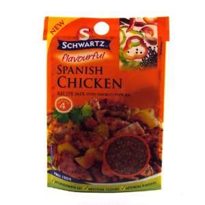 Schwartz Spanish Chicken Mix 28g  Grocery & Gourmet Food