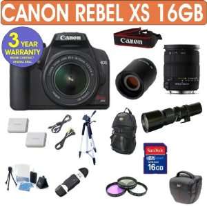  Canon Rebel XS + Sigma 18 200mm OS Lens + 500mm Preset 