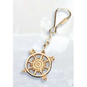  Set of Two Compass Rose Keychains