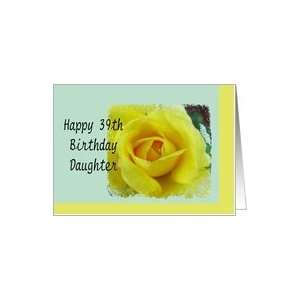  39th Birthday, Daughter Card Toys & Games