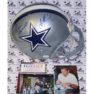  Troy Aikman / Roger Staubach   Autographed Official Full 