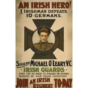   Leary V.C.  Join an Irish regiment to day 37 X 24 