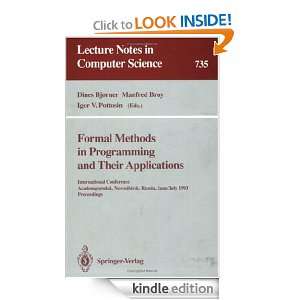 Formal Methods in Programming and Their Applications International 