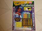 NEW CRAYOLA DISNEY PRINCESS & THE FROG RECOLORITZ COLOR PAGES KIDS ART 