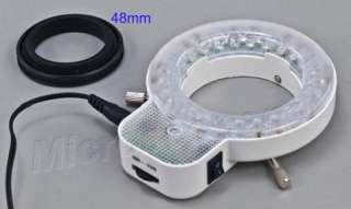 54 LED Ring Light for Stereo Microscope w 48mm Thread  