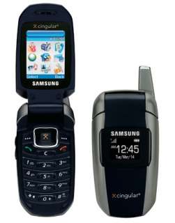 Samsung SGH X507 Cingular (AT&T) GSM Cellular Phone Metalic Blue Grey 