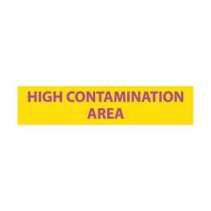 RI17   Radiation, High Contamination Area, 1 3/4 X 8, Lexan  