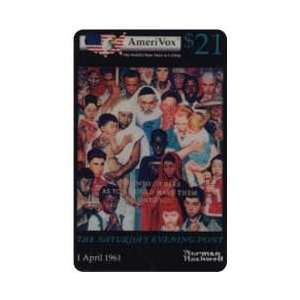   Card $21. Rockwell Do Unto Others People of the World SPECIMEN