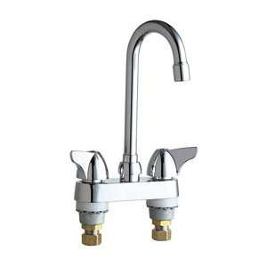   Manual Deck Mounted 4 Centers Bathroom Faucet with Rigid/Swing Conve