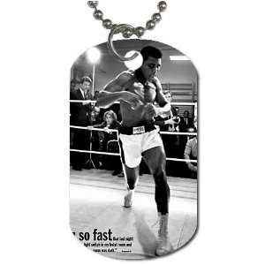  muhamad ali DOG TAG COOL GIFT 