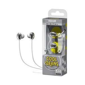   COOL BEANSDIGITAL EAR BUDS SILVER (Headphones / In Ear / Earbud
