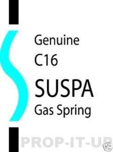 SUSPA C16 08941 GAS SPRING PROP STRUT SHOCK SET (2) NEW  