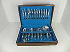 1847 Rogers FLAIR Silverplate Flatware set 71 pc Mid c