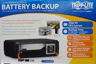 NEW Tripp Lite Computer Home Theater Battery Backup UPS Back up Power 