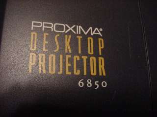 Proxima DP6850 3 LCD Projector 1500 Lumens   No Bulb  