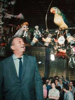 Walt Disney Disneyland Talks with Jose at Tiki Room  